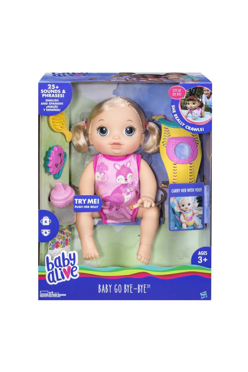 Hasbro baby alive baby go bye bye new arrivals