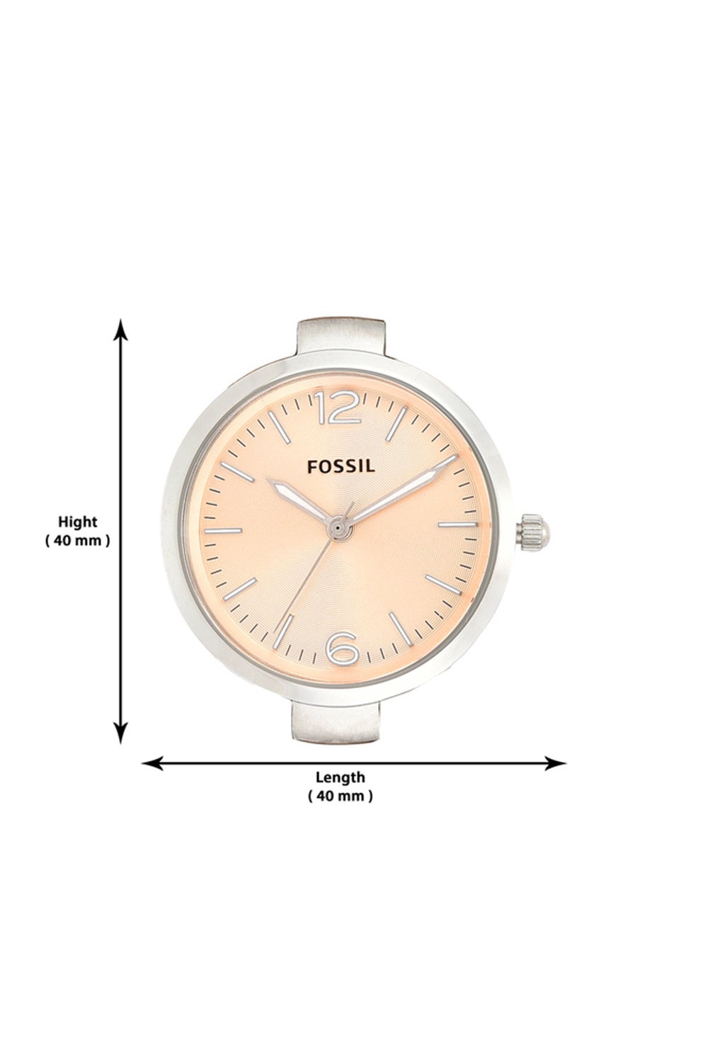 Fossil georgia best sale bone leather watch