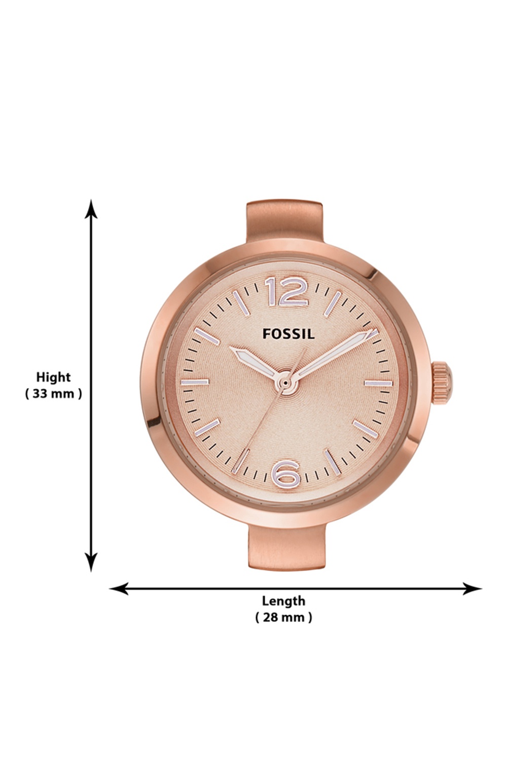 Fossil georgia rose discount gold