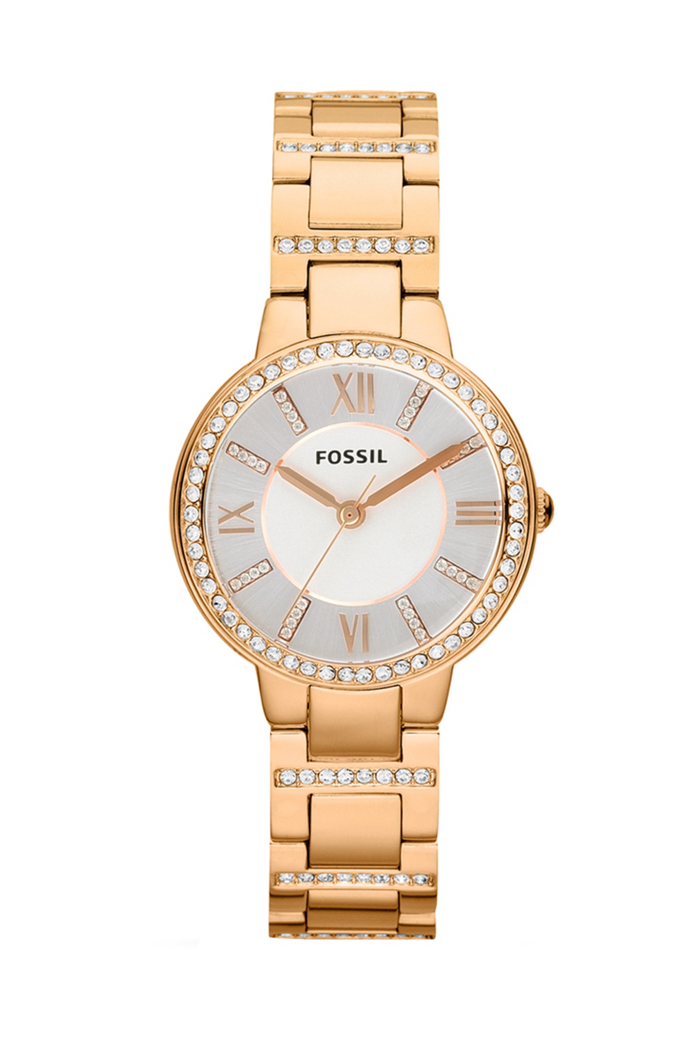 Fossil Virginia Rose Gold Stainless Steel Watch | Odel.lk