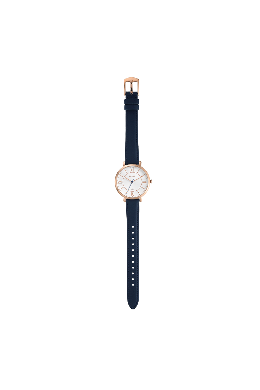 Fossil Jacqueline Navy Leather Watch Odel.lk