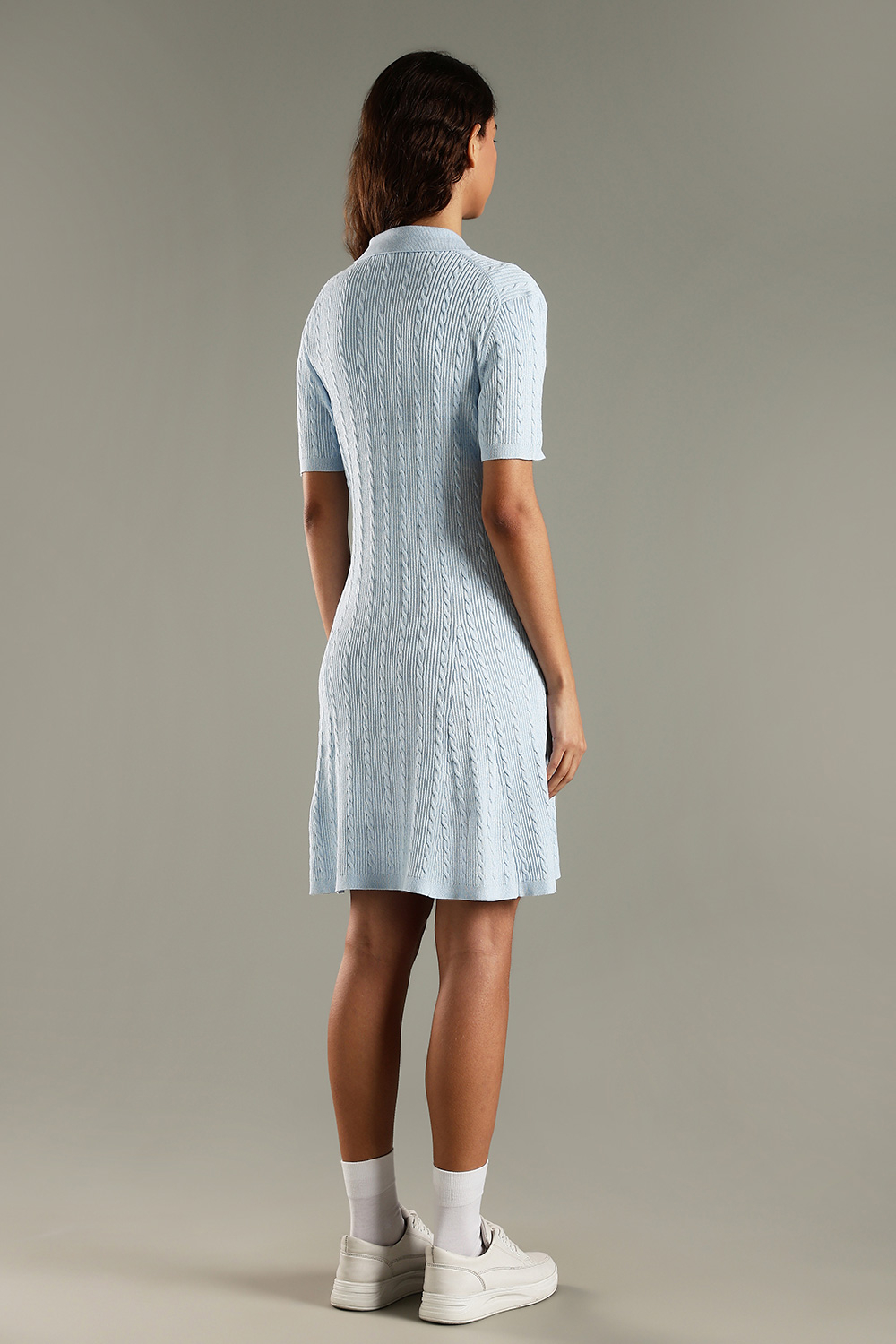 Tommy Hilfiger Women's Cable Knit Polo Dress