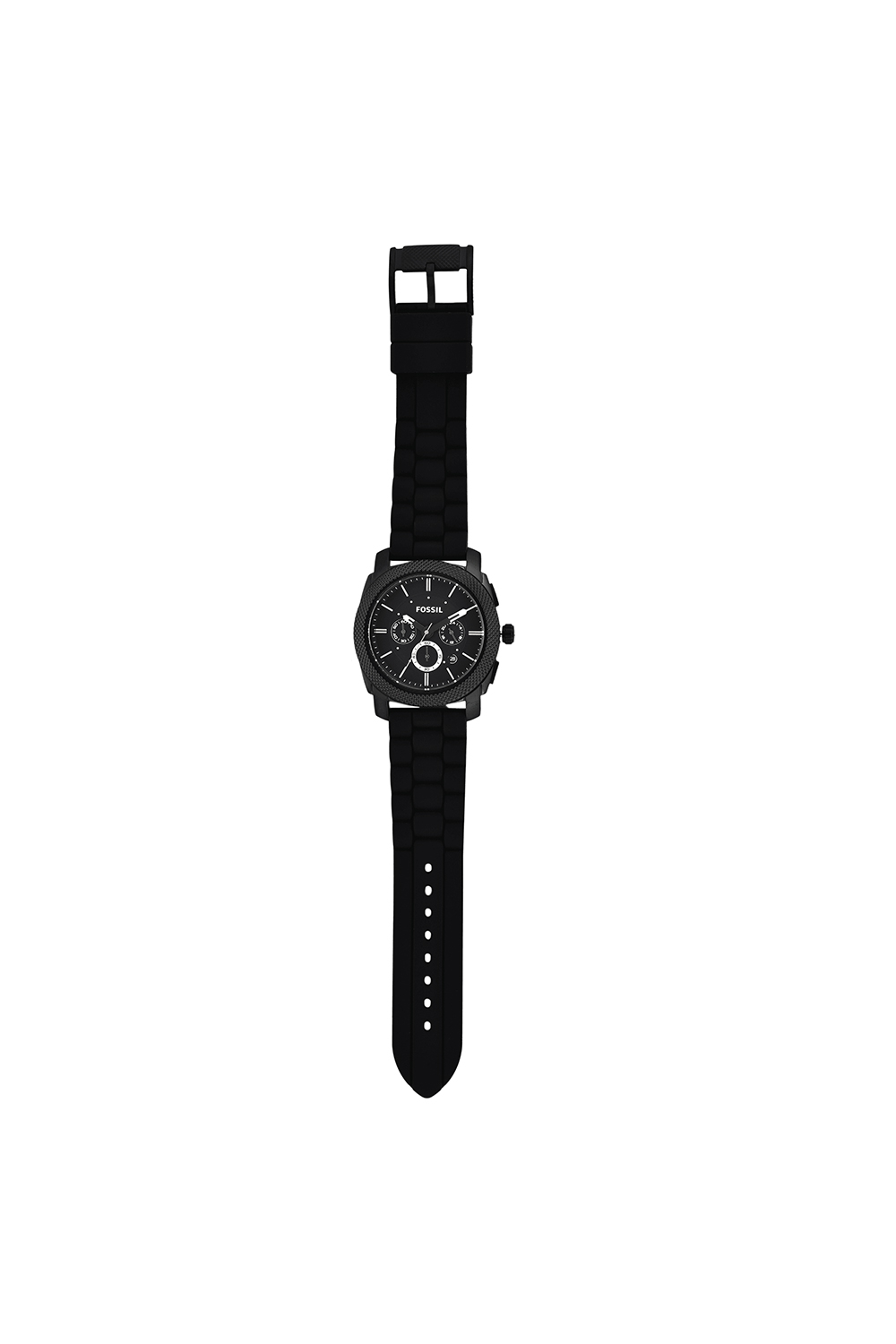 Fossil Machine Chronograph Black Silicone Watch Odel.lk