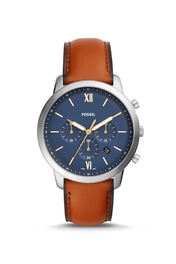 Fossil Neutra Chronograph Brown Leather Watch | Odel.lk