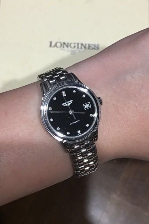 Longines Flagship Diamond Stainless Steel Watch L42744576 Odel.lk