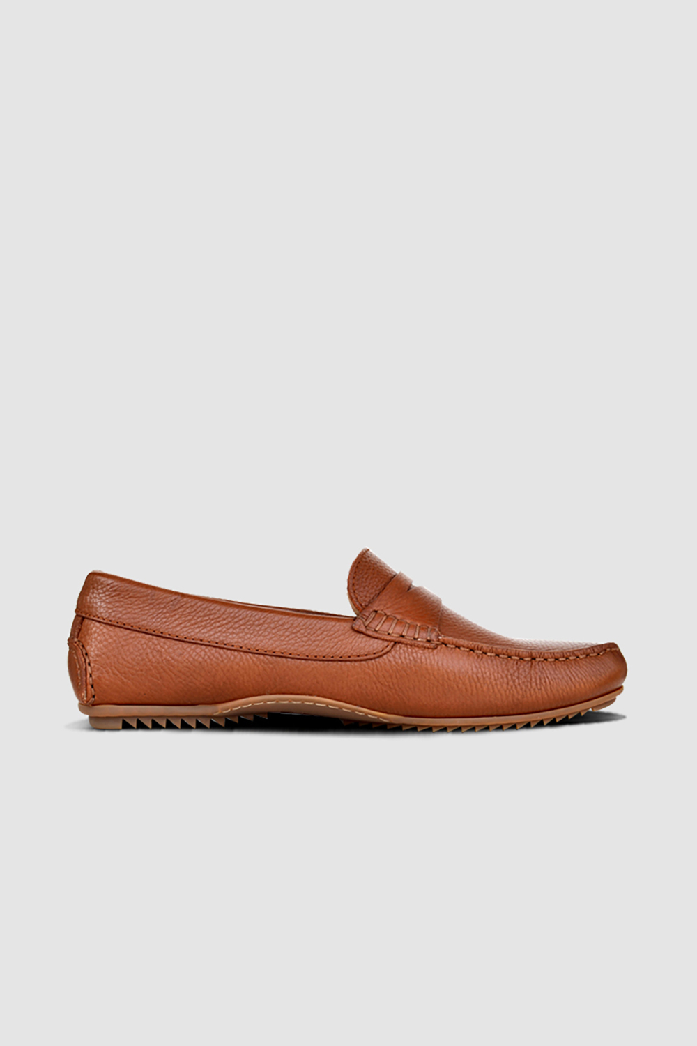 mens tan leather loafers