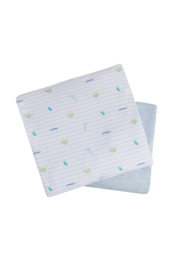 Mothercare jersey fitted shop bedside crib sheets