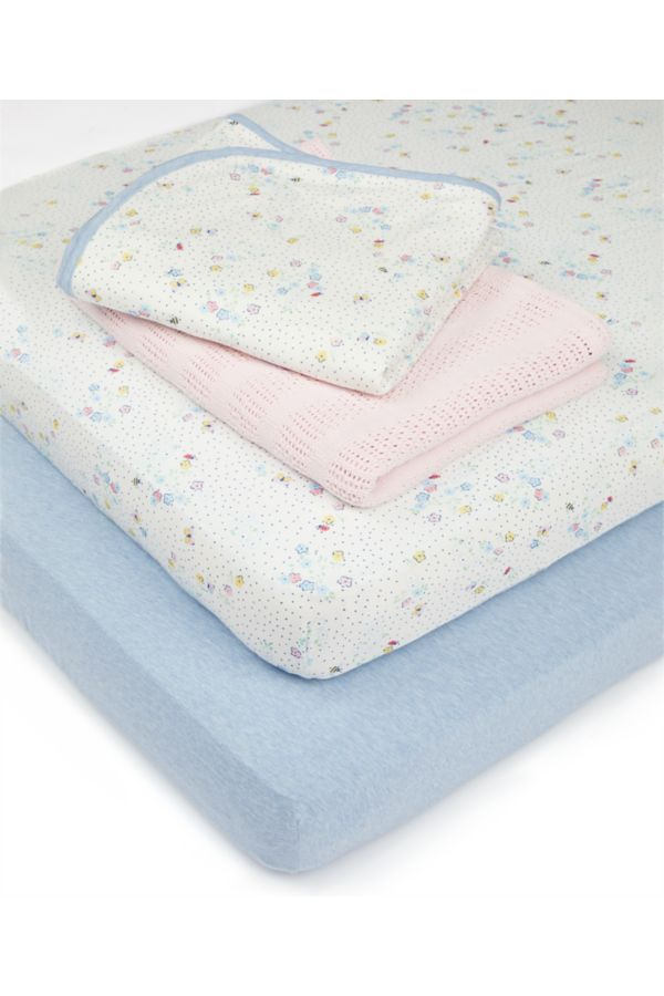 Mothercare Spring Flower Cot Bed Starter Set Odel.lk