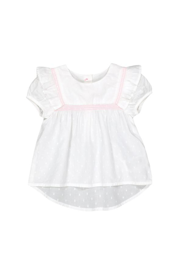 Mothercare Pink Dobby Blouse