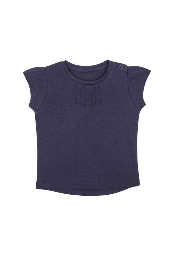 Mothercare Baby Girls Statement Flow Navy T Shirt Odel.lk