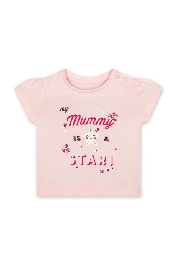 Mothercare Mothercare Girls Orange  Jersey Basic T-Shirt Size 3-6 Months 