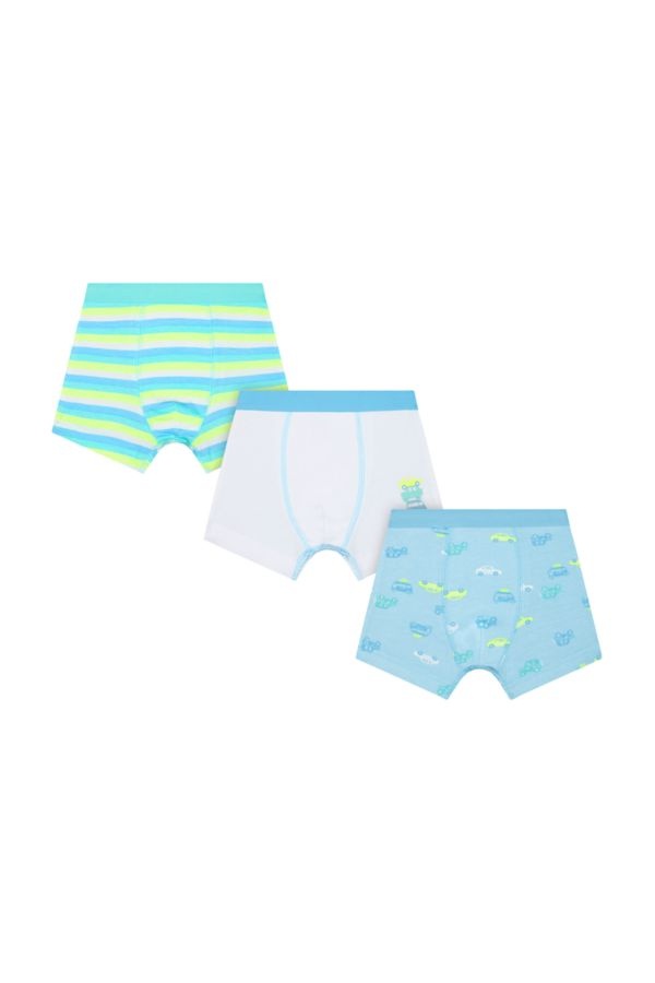 Car Print Cotton Briefs 3 Pack