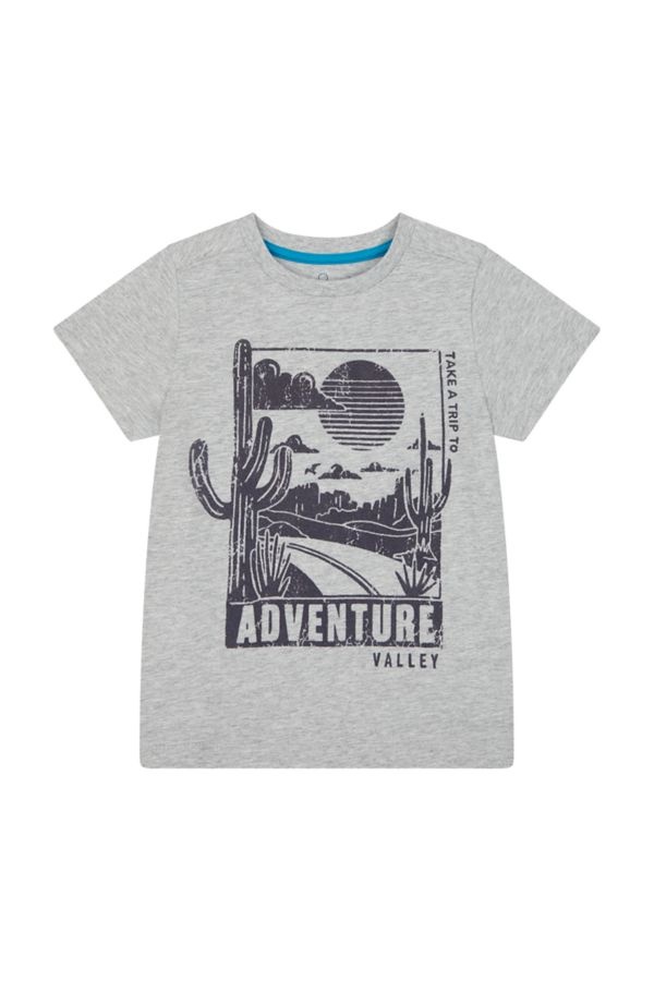 Mothercare Boys Grey Adventure T-Shirt