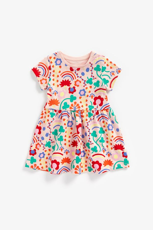 Mothercare Flower And Rainbow Jersey Dress | Odel.lk