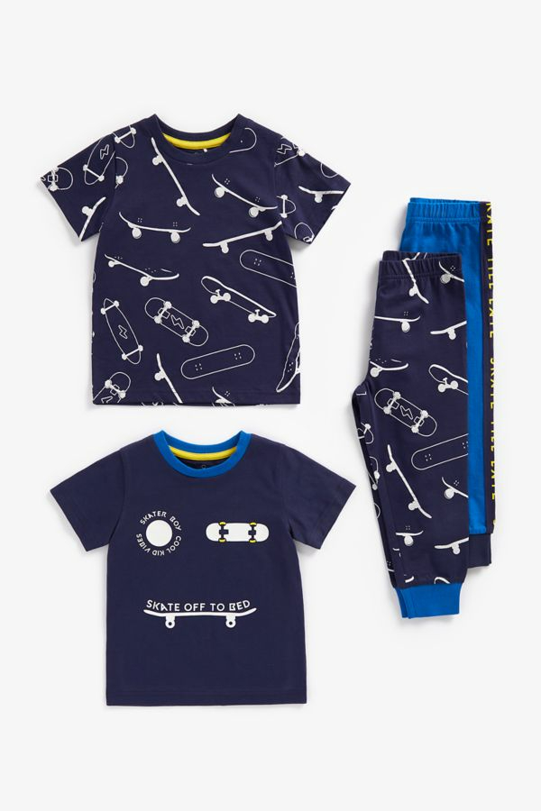 Mothercare Boys Skateboard Pyjamas 2 Pack Odel.lk