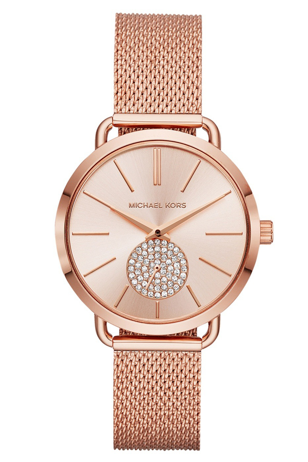 Michael kors portia stainless steel watch best sale