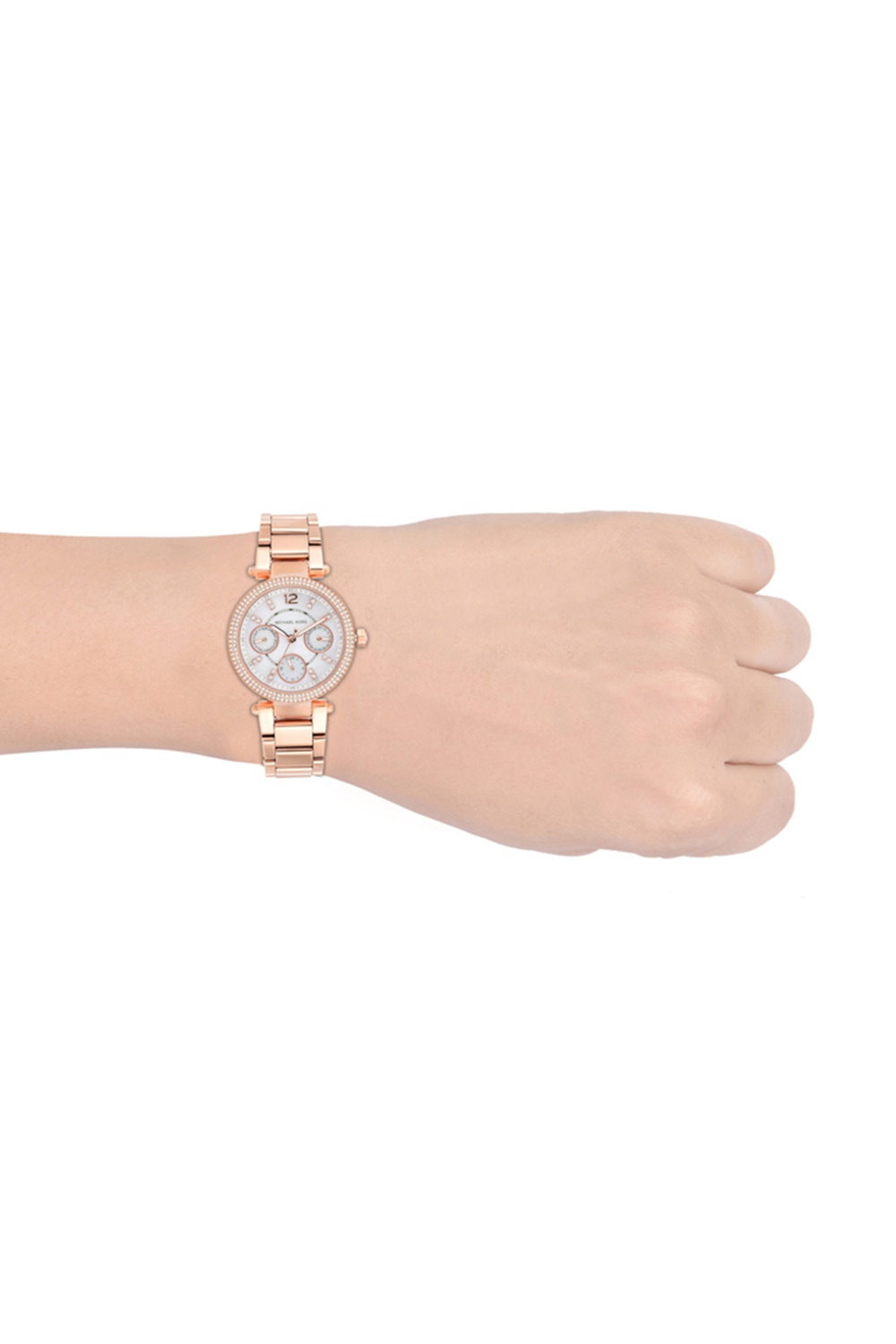 Michael Kors Parker Rose Gold Stainless Steel Watch Odel.lk