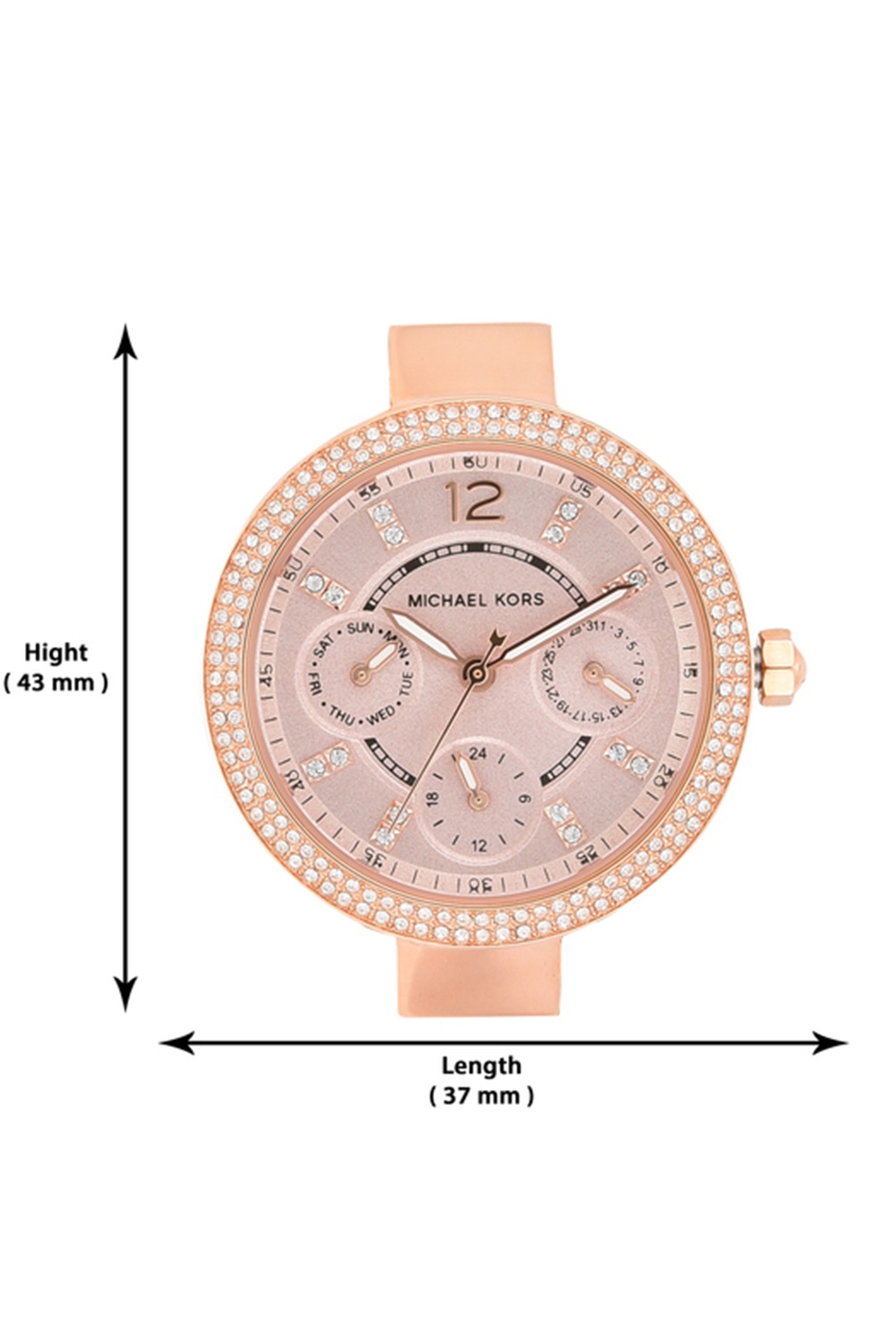 Michael Kors Parker Pink Acetate Watch 