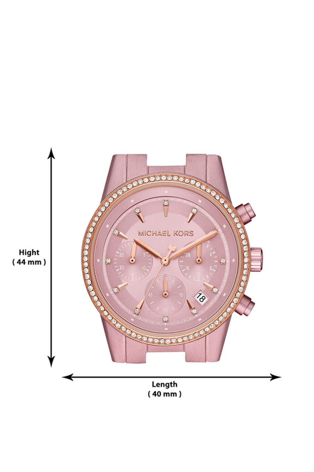 Michael kors store ritz pink watch