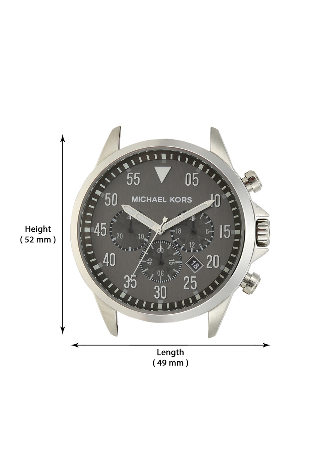 Michael Kors  Accessories  Michael Kors Mens Mk843 Gage Silvertone Watch   Poshmark