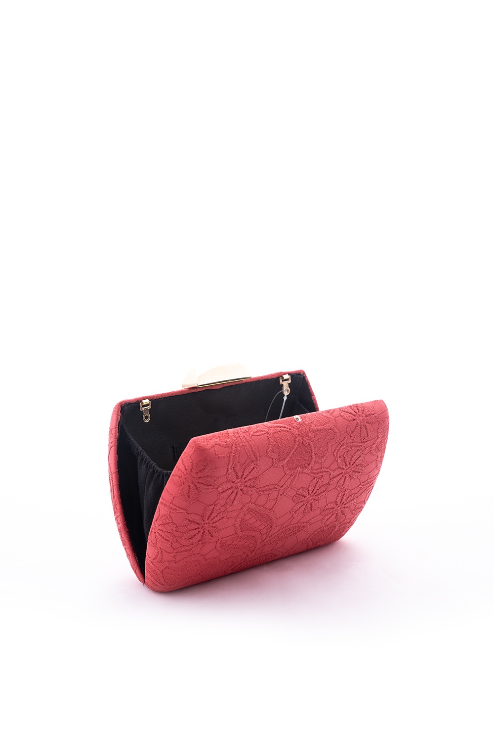 Bright red cheap clutch bag