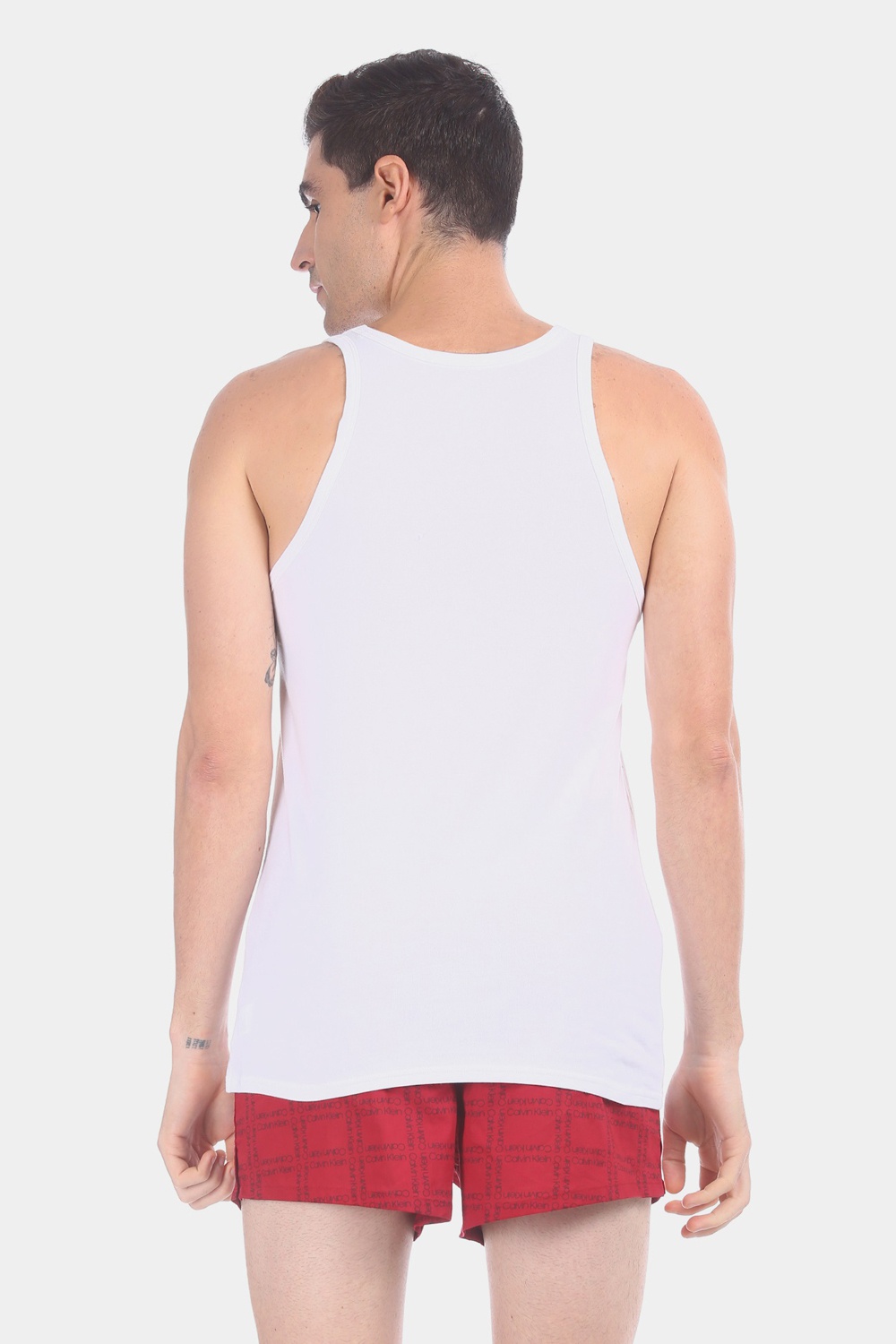 Calvin Klein White Men's Undershirt- 2 Pack 