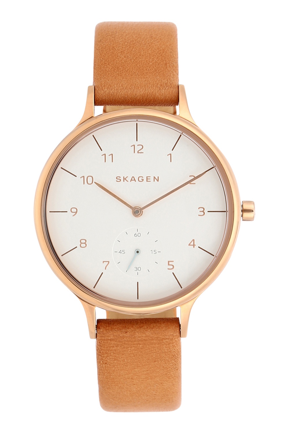 Anita tan leather on sale watch