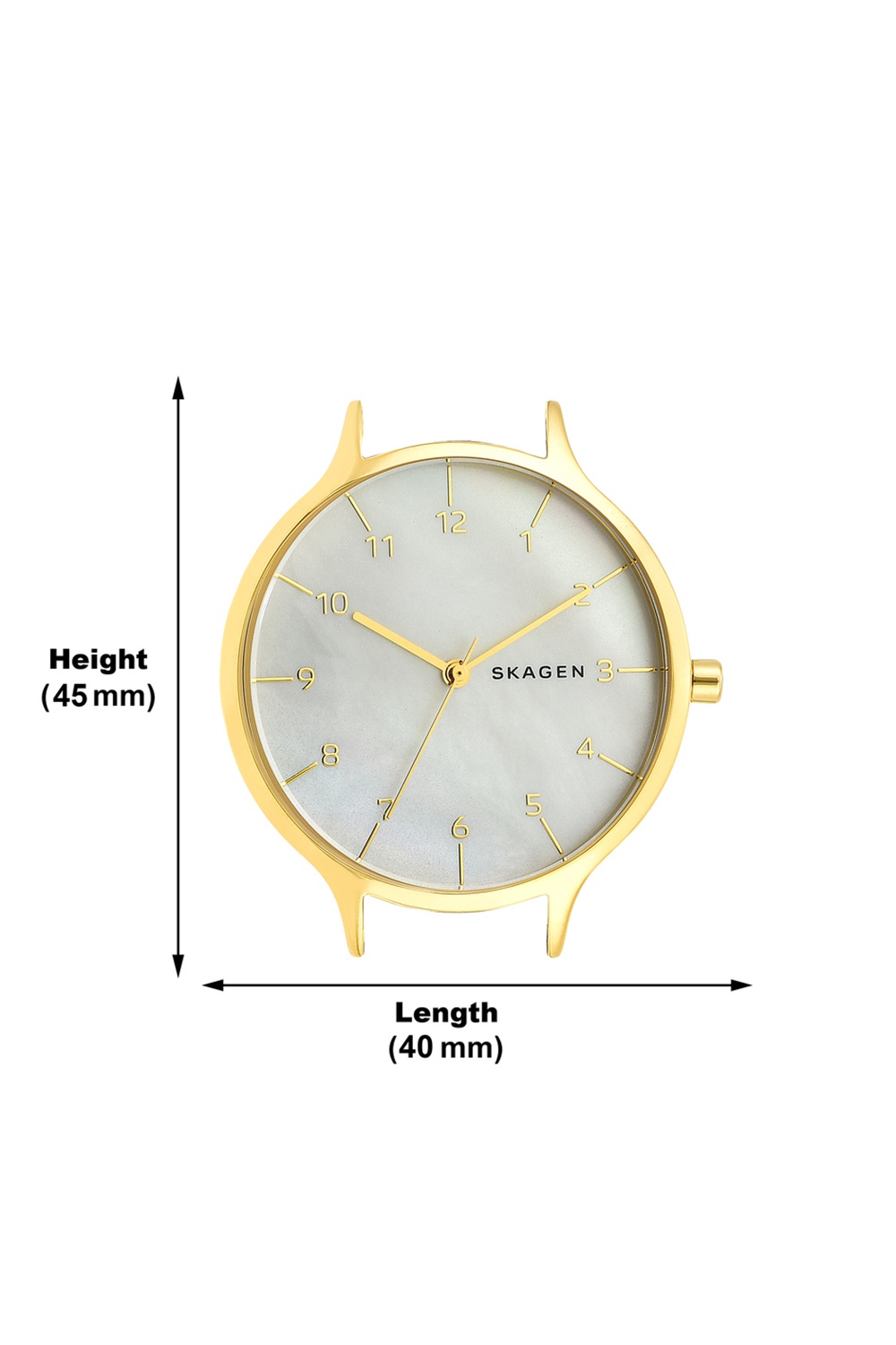 Skagen anita discount two tone watch