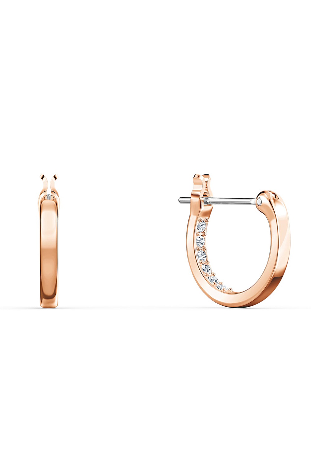 Swarovski infinity deals hoop earrings