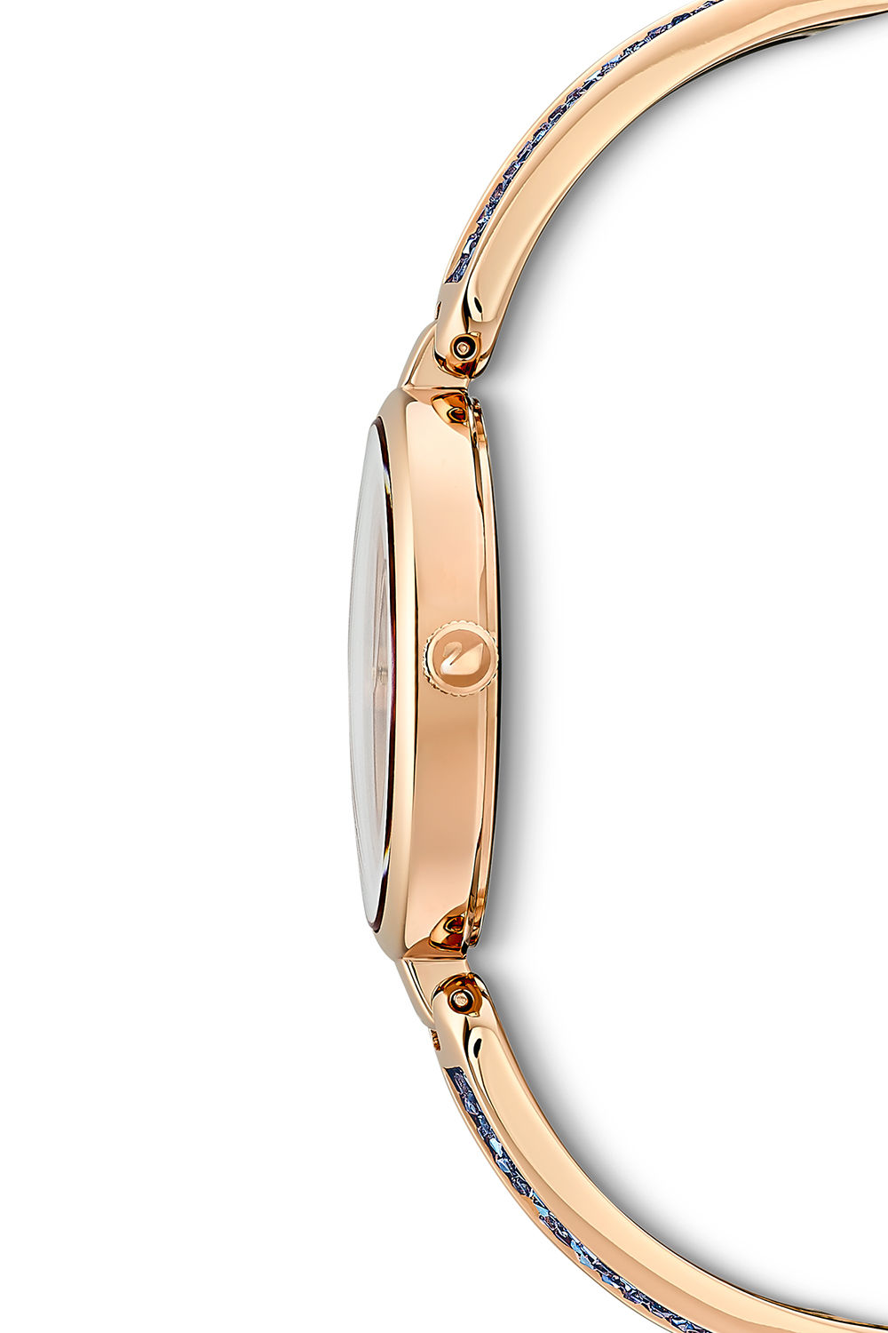 Swarovski Dream Rock Watch, Metal Bracelet, Blue, Rose-Gold Tone