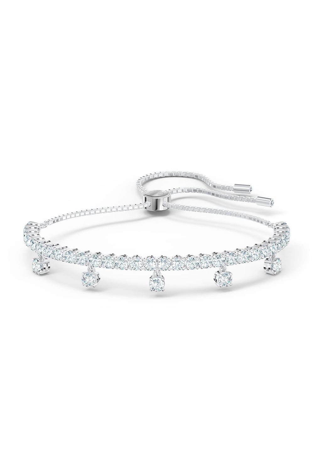 Swarovski subtle bracelet discount white rhodium plating