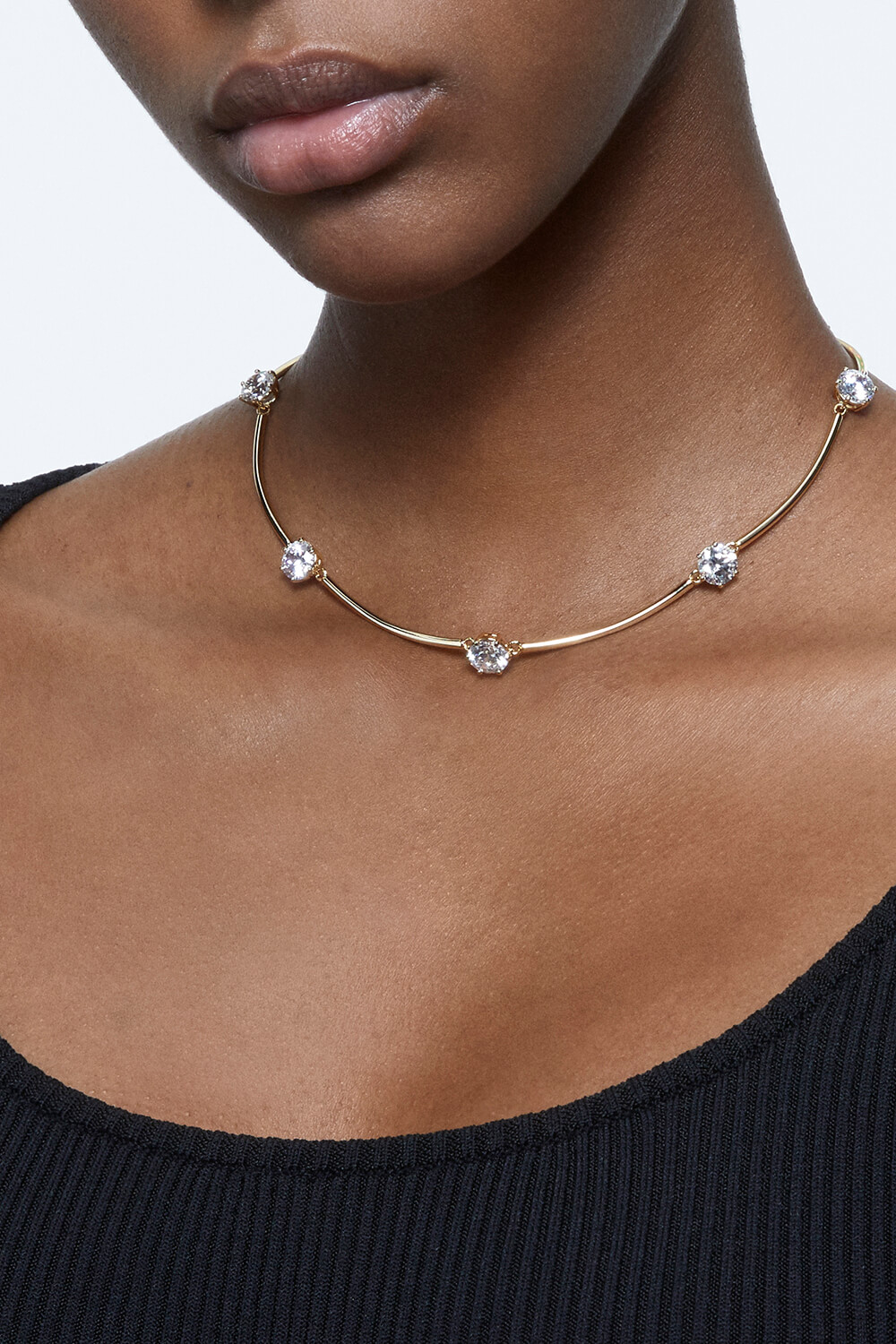 Diamond choker deals necklace swarovski