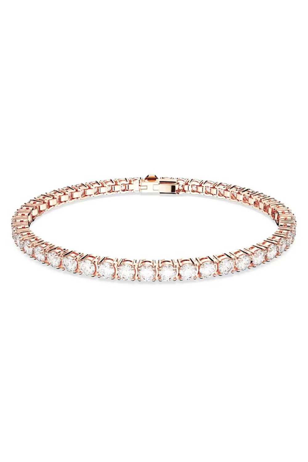 Swarovski Matrix Bracelet Rose Gold-Tone Finish | Odel.lk