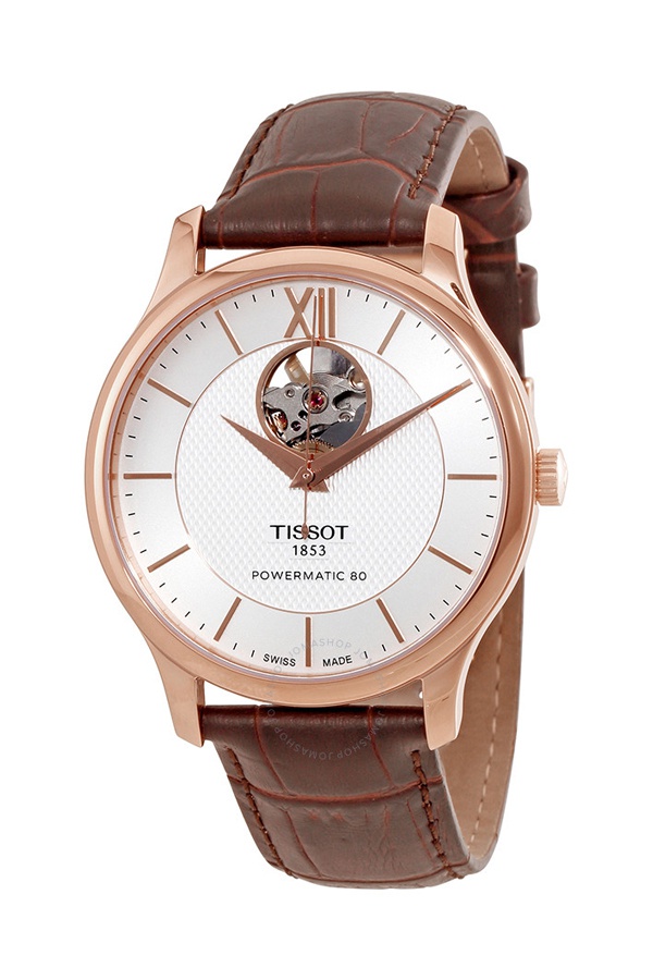 Tissot Tradition Powermatic 80 Open Heart Watch Odel.lk