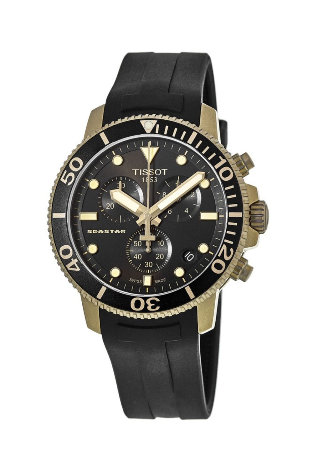 Tissot seastar hot sale 1000 gold