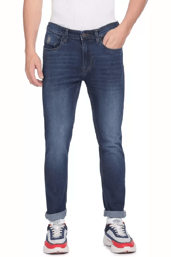 Us Polo Men's Blue Skinny Fit Jeans | Odel.lk