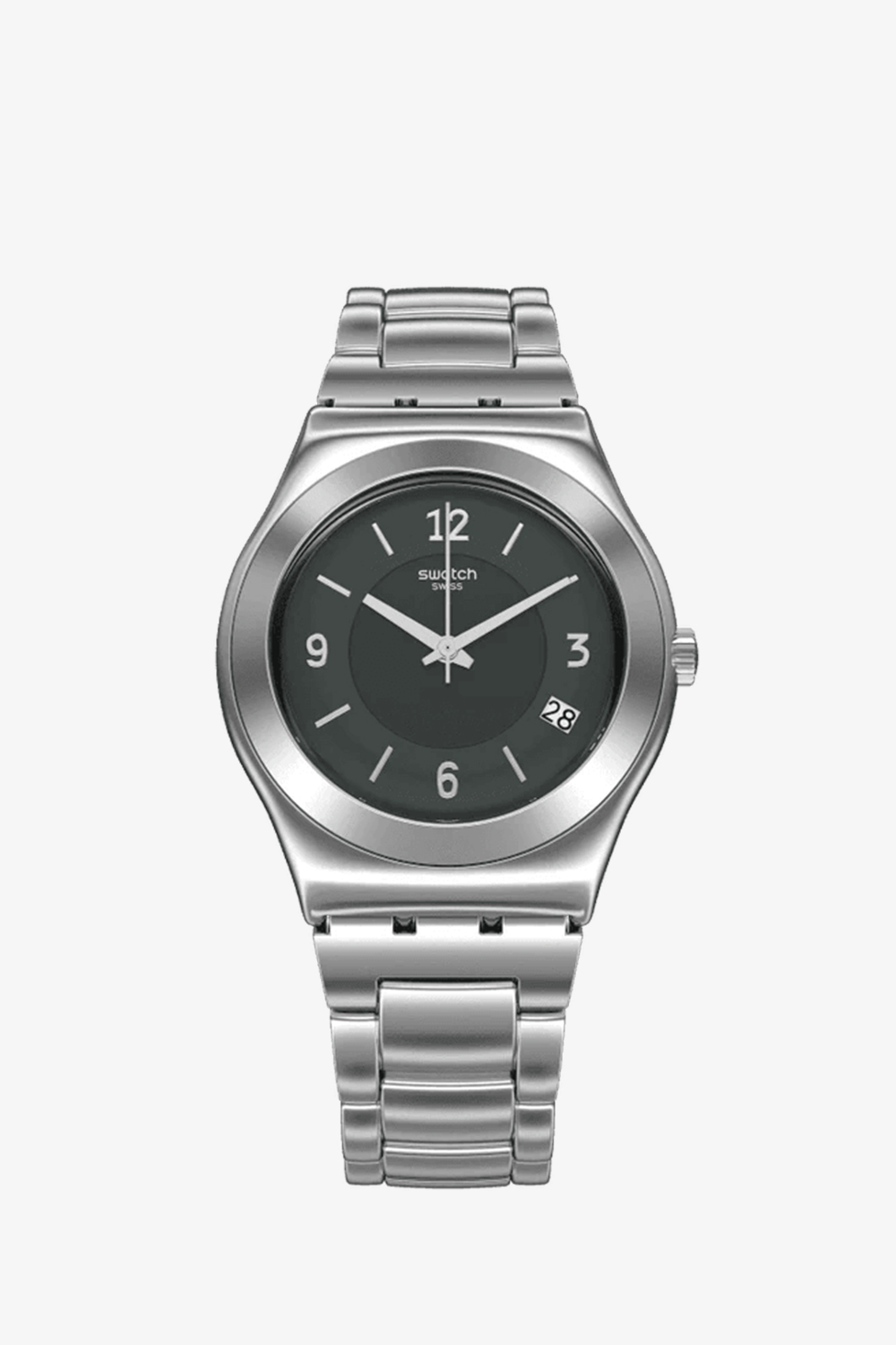 腕時計 スウォッチ レディース YLS468G Swatch MIDDLESTEEL Unisex Watch (Model: YLS468G) お買い物マラソン期間はP10倍！公式ストアSwatch