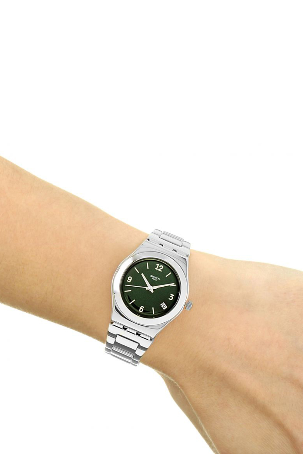 腕時計 スウォッチ レディース YLS468G Swatch MIDDLESTEEL Unisex Watch (Model: YLS468G) お買い物マラソン期間はP10倍！公式ストアSwatch