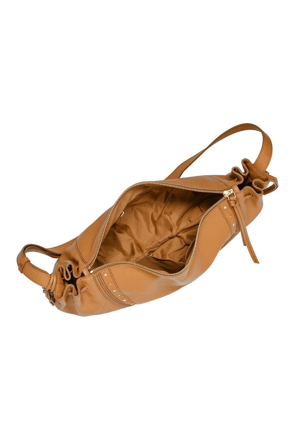 Fossil tan sale leather crossbody bag