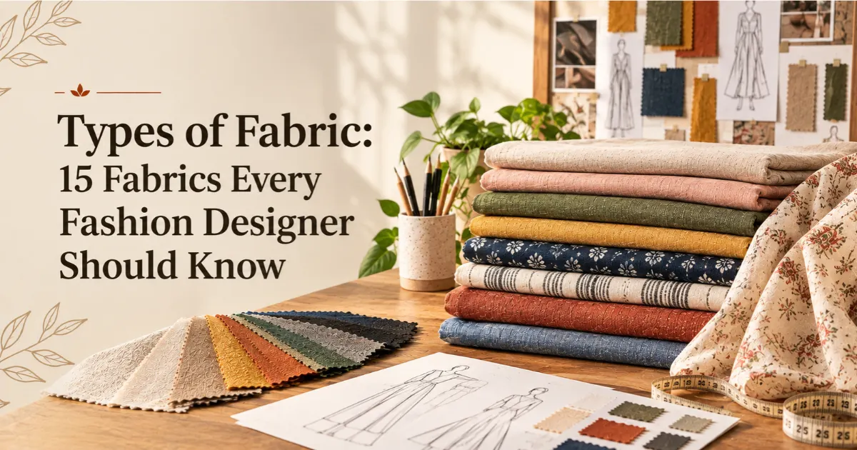 15 types of fabric every fashion designer should know