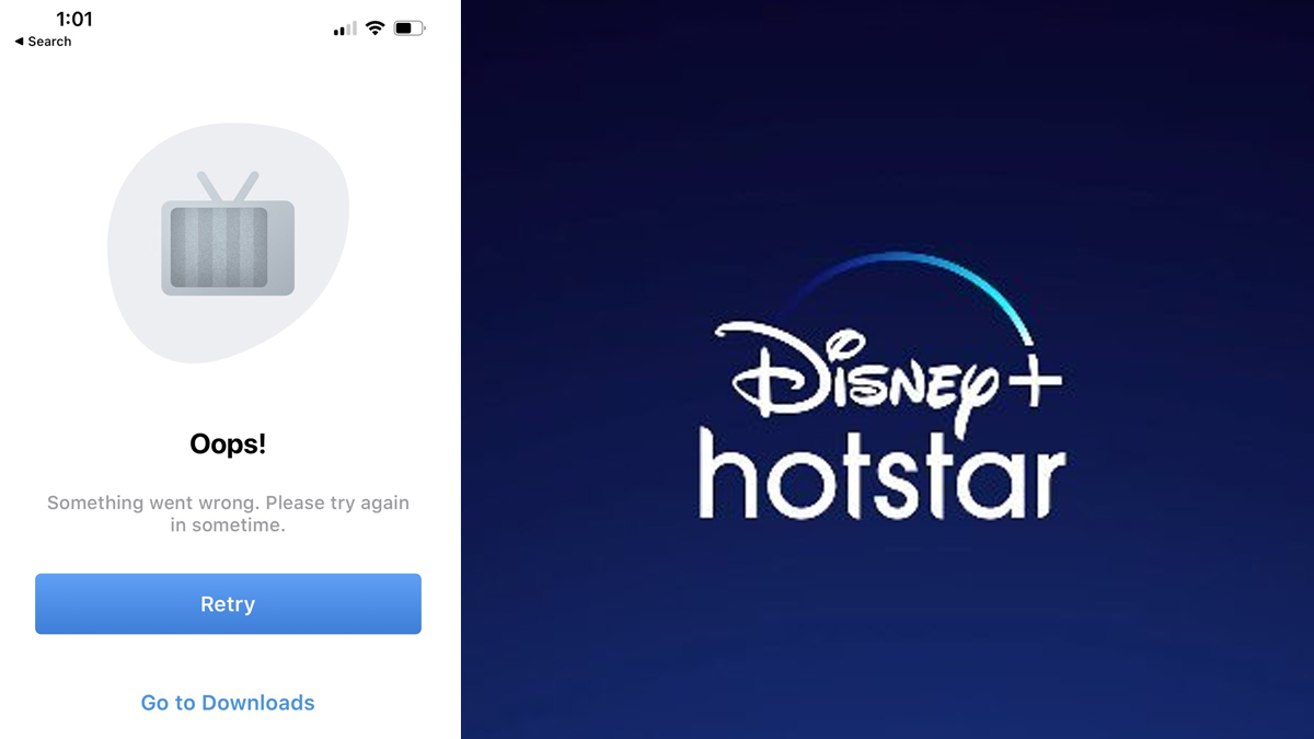 Disney Hotstar Down: உலகளவில் முடங்கியது ஹாட்ஸ்டார் ஓ.டி.டி தளம்.. பயனர்கள் அவதி.!