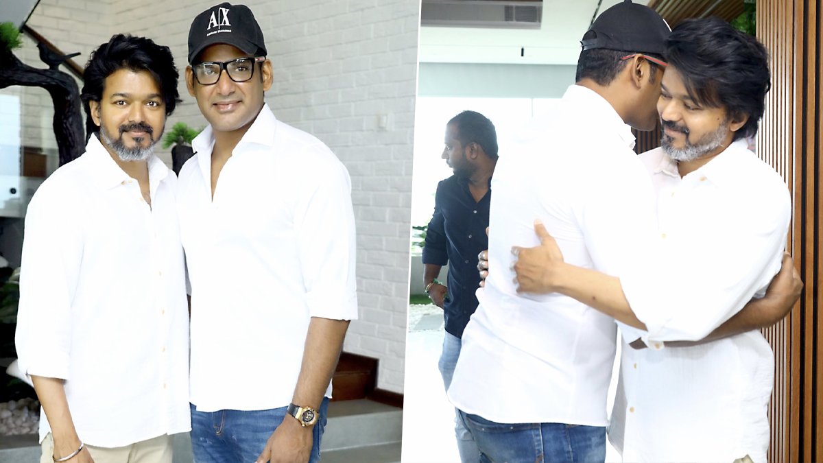 Vijay & Vishal: இளையதளபதி விஜய் - நடிகர் விஷால் நேரில் சந்திப்பு; ரசிகர்கள் கொண்டாட்டம்.!