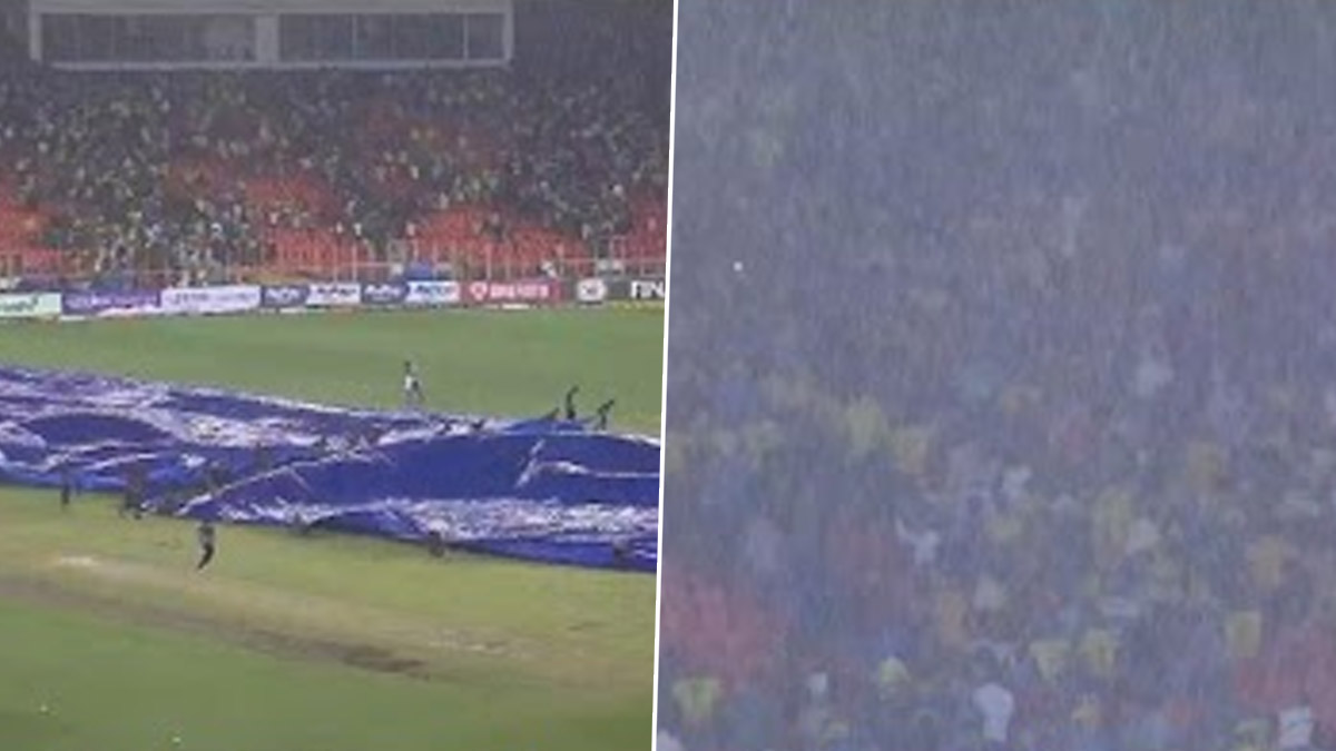 Rain on IPL 2023: வேலையை காட்டிய வருண பகவானால் தடைபட்ட ஆட்டம்.. ரசிகர்கள் சோகம்.. இறுதியில் என்ன??..!