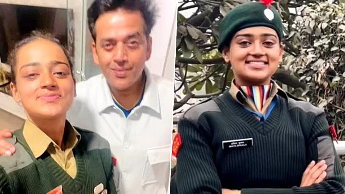 Ravi Kishan Daughter: அக்னிவீர் திட்டத்தின் கீழ், தனது மகளை நாட்டிற்கு அர்ப்பணித்த பாஜக எம்.பி; இராணுவ அதிகாரியாக பதவியேற்பு.!