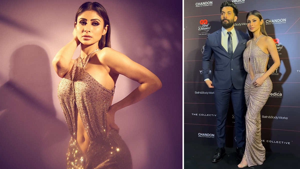 Mouni Roy & Suraj Nambiar: கணவரோடு சென்றாலும் கவர்ச்சிக்கு மறைவு கிடையாது; தொப்புளை திறந்து காண்பித்து ஜாலியாக போஸ் கொடுத்த மௌனி ராய்.!