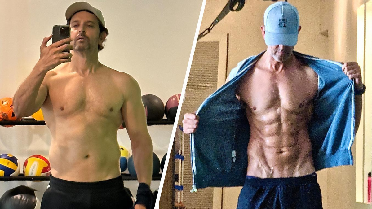 Hrithik Roshan 6 Pack: 5 வாரத்தில் எப்படி இருந்த நான் இப்படி ஆகிட்டேன் - மாஸ் காட்டும் ஹிருத்திக் ரோஷன்.!