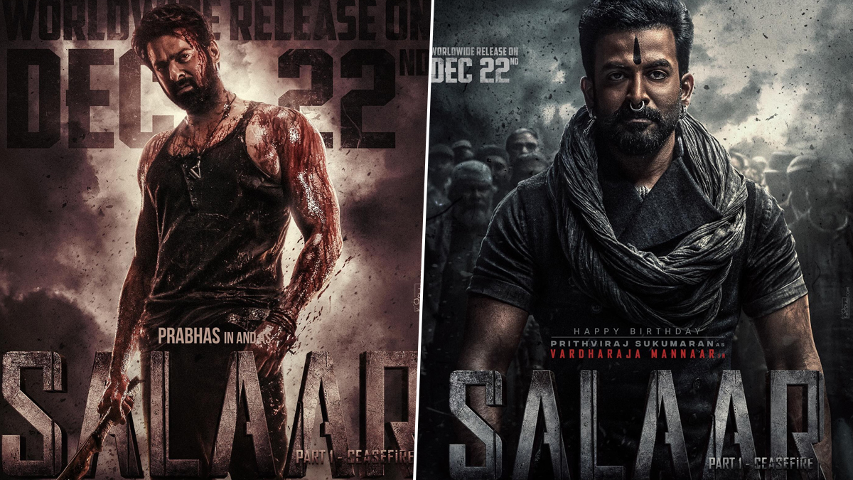 Salaar Prithvi Look: மிரட்டலான பிரித்விராஜ் சுகுமாரனின் லுக்.. சலார் படத்தில் பதறவைக்கும் கதாபாத்திரத்தில் நடிப்பு.. போஸ்டர் வெளியீடு.!
