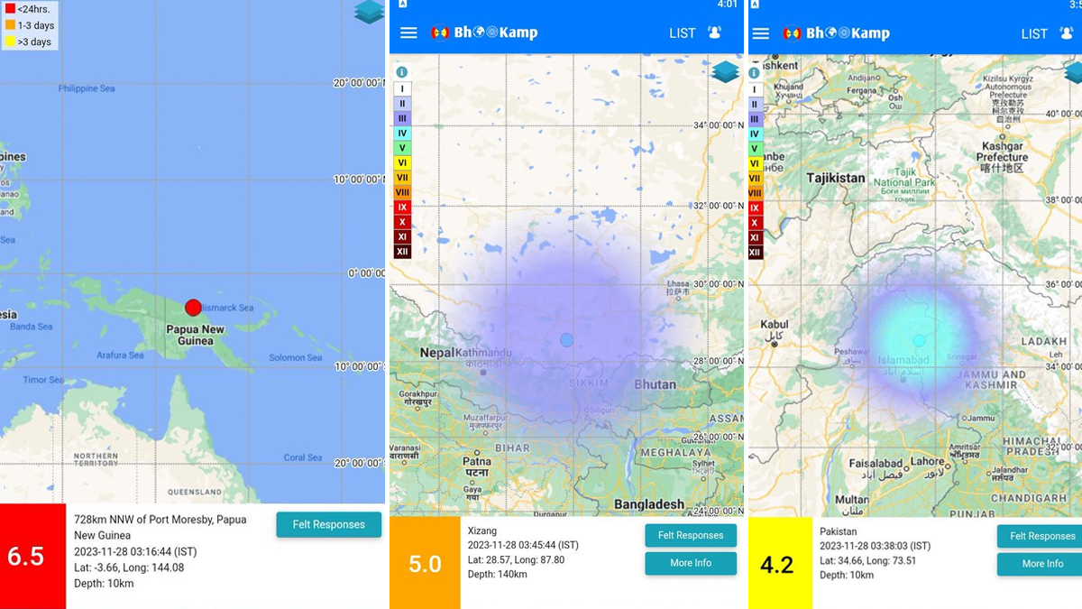 Earthquake Today: நியூ கினியா, சீனா, பாகிஸ்தான் நாடுகளில் அதிகாலையில் அடுத்தடுத்து பயங்கர நிலநடுக்கம்: அச்சத்தில் மக்கள்.!