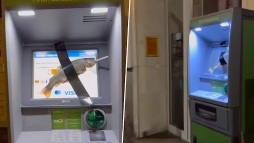 Taping Fish To ATMs: ஏடிஎம்களில் மீன்களை செல்லோ டேப் போட்டு ஒட்டும் நபர்கள்.. சிறார்களின் அட்டகாசம்..!