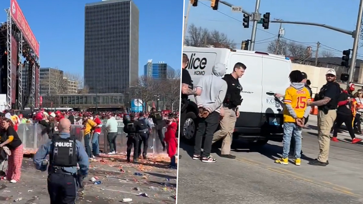Kansas City Gunfire: பேரணியில் திடீர் துப்பாக்கிசூடு; ரேடியோ பேச்சாளர் பலி., 22 பேர் படுகாயம்.!